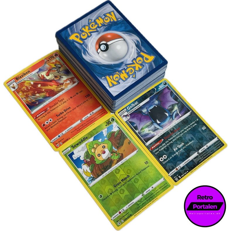 Retroportalen Pokmon Kort Pakke (100 stk.) (000027)