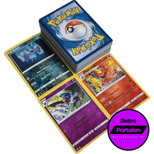 Retroportalen Pokmon Kort Pakke (100 stk.) (000026)
