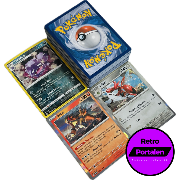 Retroportalen Pokmon Kort Pakke (100 stk.) (000020)