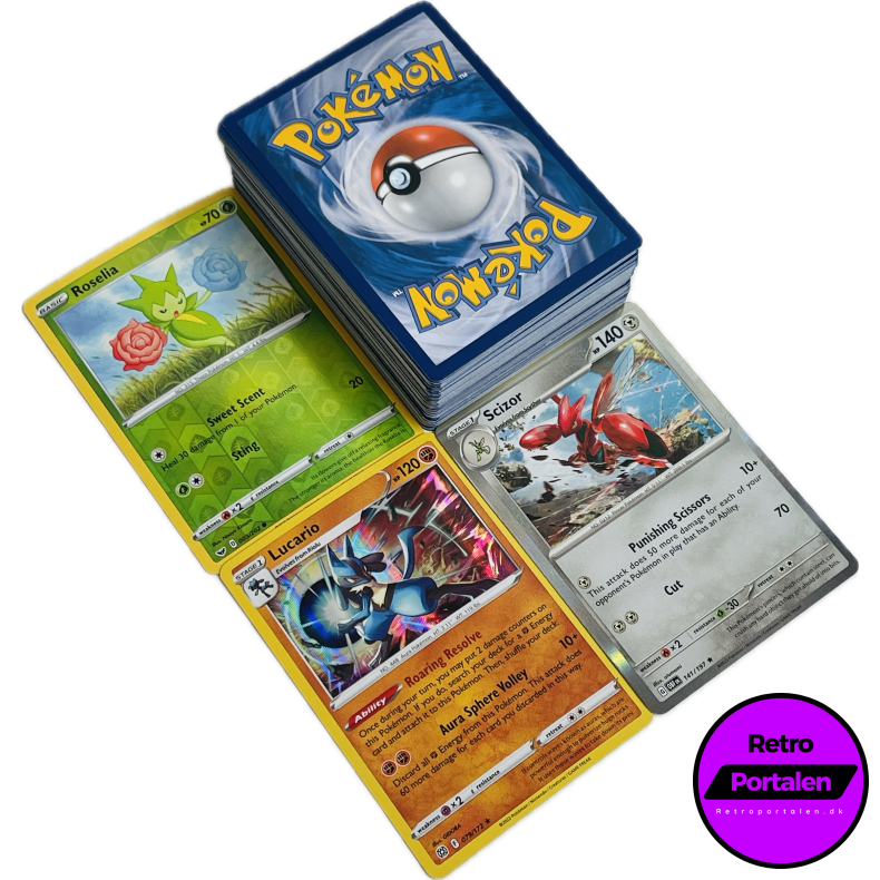 Retroportalen Pok�mon Kort Pakke (100 stk.) (000010)