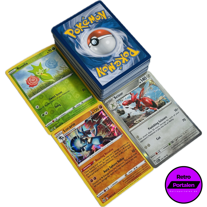 Retroportalen Pokmon Kort Pakke (100 stk.) (000010)