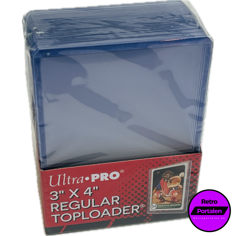 Toploader 3" x 4" Regular (25 stk.) (TCG Kort)
