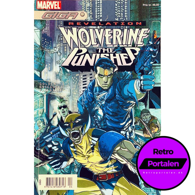 Giga 16: Wolverine The Punisher (2004) (Dansk) (Marvel) (Tegneserie)