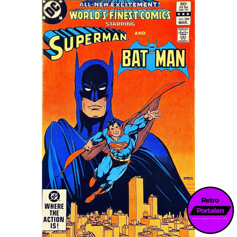 World�s Finest Comics Vol. 43 Nr. 289 (1983) (Engelsk) (DC) (Tegneserie)