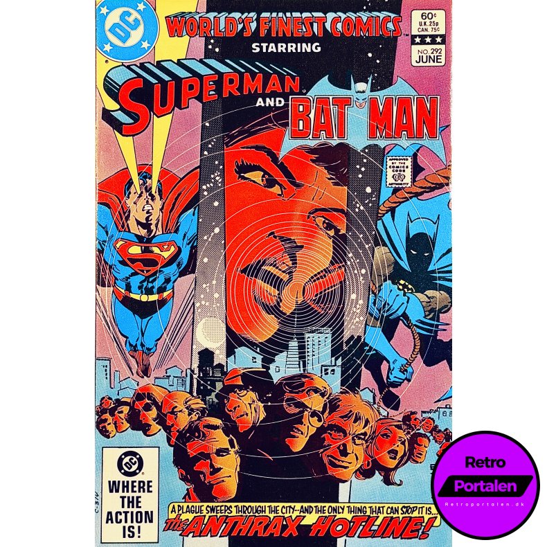 World�s Finest Comics Vol. 43 Nr. 292 (1983) (Engelsk) (DC) (Tegneserie)