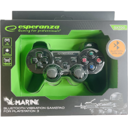 Esperanza Marine Controller GX700 Bluetooth - Sort (PS3) (NY) (Trdls) (5901299947296)