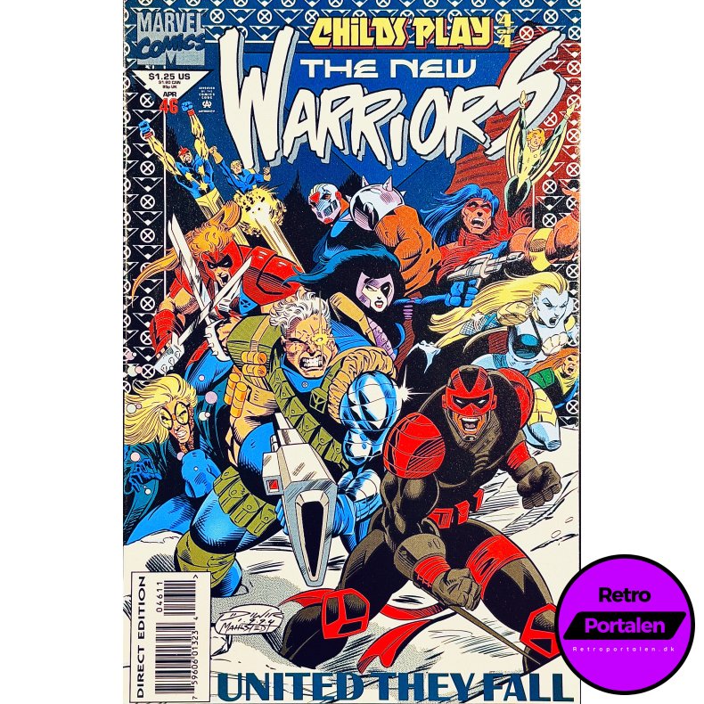 The New Warriors Vol. 1 Nr. 46 (1994) (Engelsk) (Marvel Comics) (Tegneserie)
