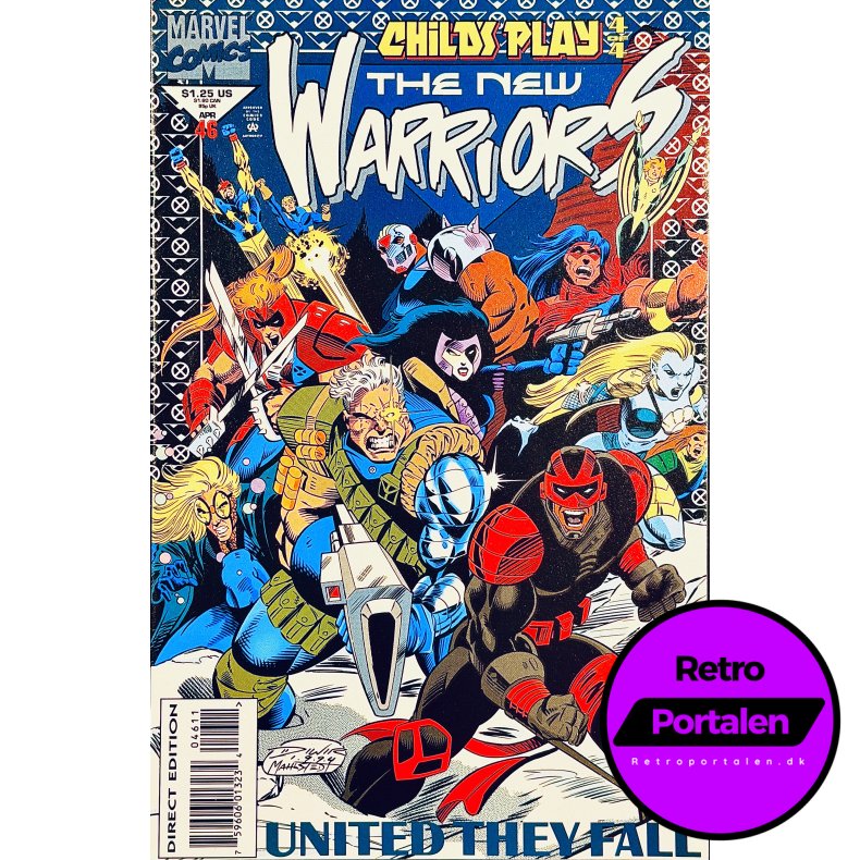 The New Warriors Vol. 1 Nr. 46 (1994) (Engelsk) (Marvel Comics) (Tegneserie)