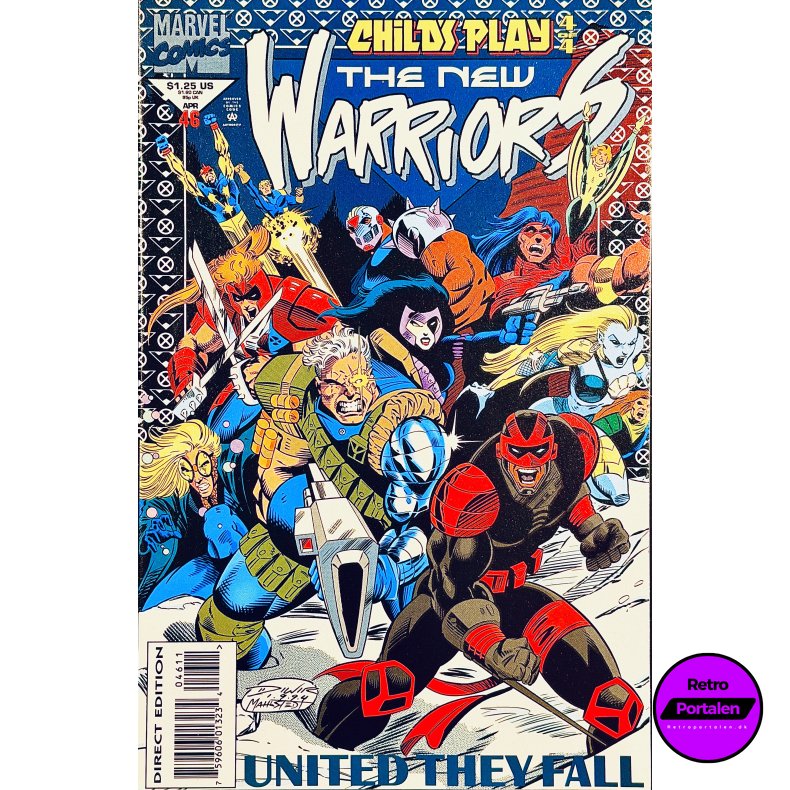 The New Warriors Vol. 1 Nr. 46 (1994) (Engelsk) (Marvel Comics) (Tegneserie)