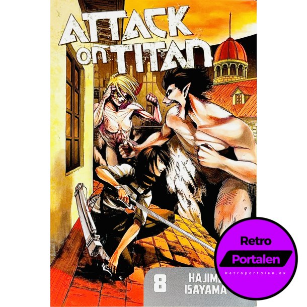 Attack On Titan 8 (Hajime Isayama) (Engelsk) (Manga)