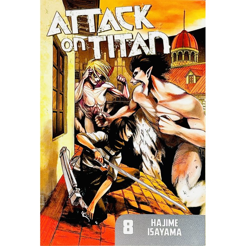 Attack On Titan 8 (Hajime Isayama) (Engelsk) (Manga)