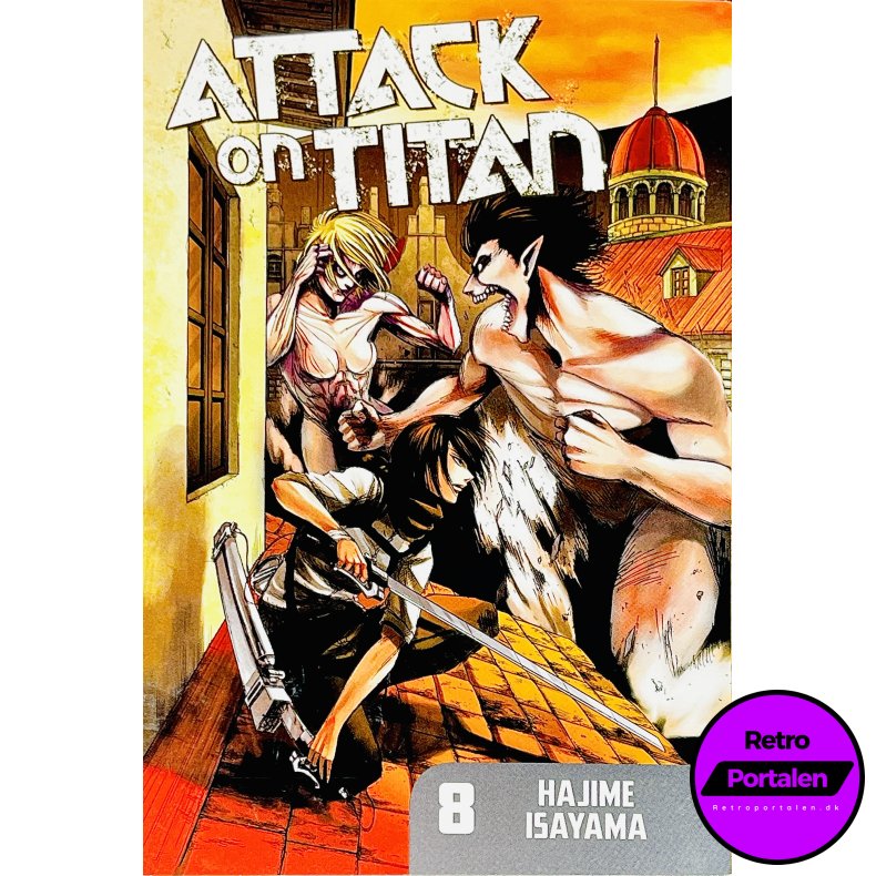 Attack On Titan 8 (Hajime Isayama) (Engelsk) (Manga)
