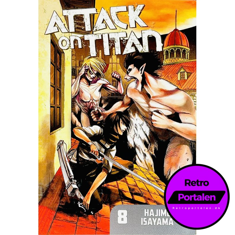 Attack On Titan 8 (Hajime Isayama) (Engelsk) (Manga)