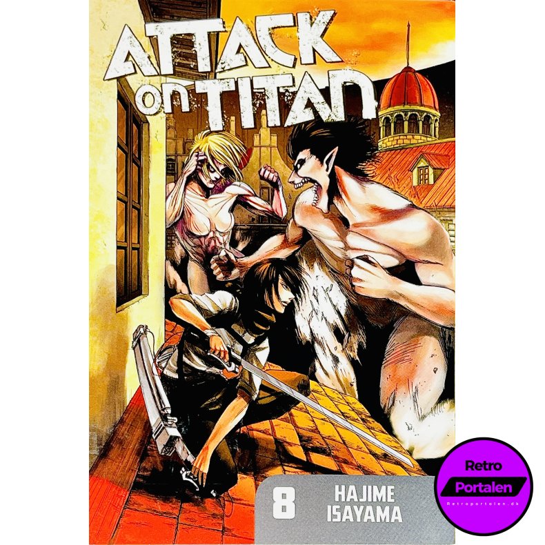 Attack On Titan 8 (Hajime Isayama) (Engelsk) (Manga)