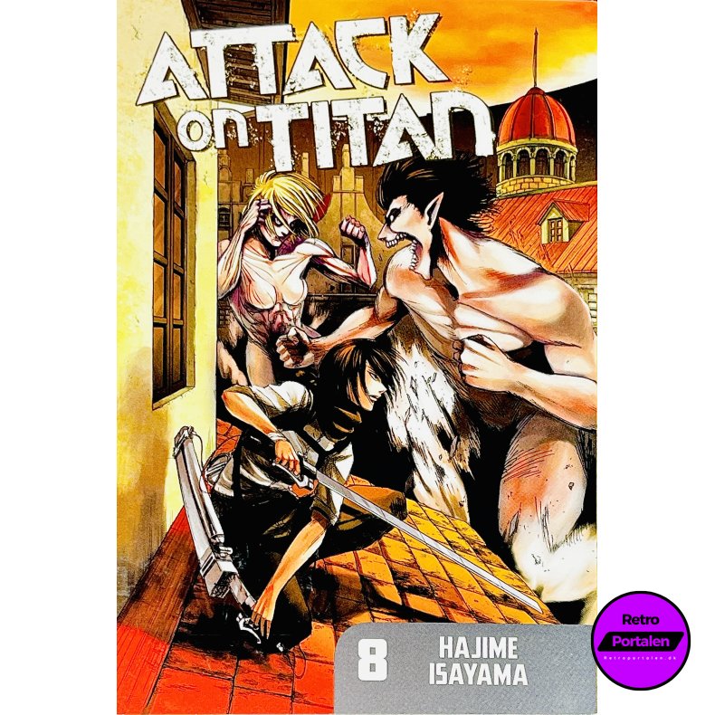 Attack On Titan 8 (Hajime Isayama) (Engelsk) (Manga)