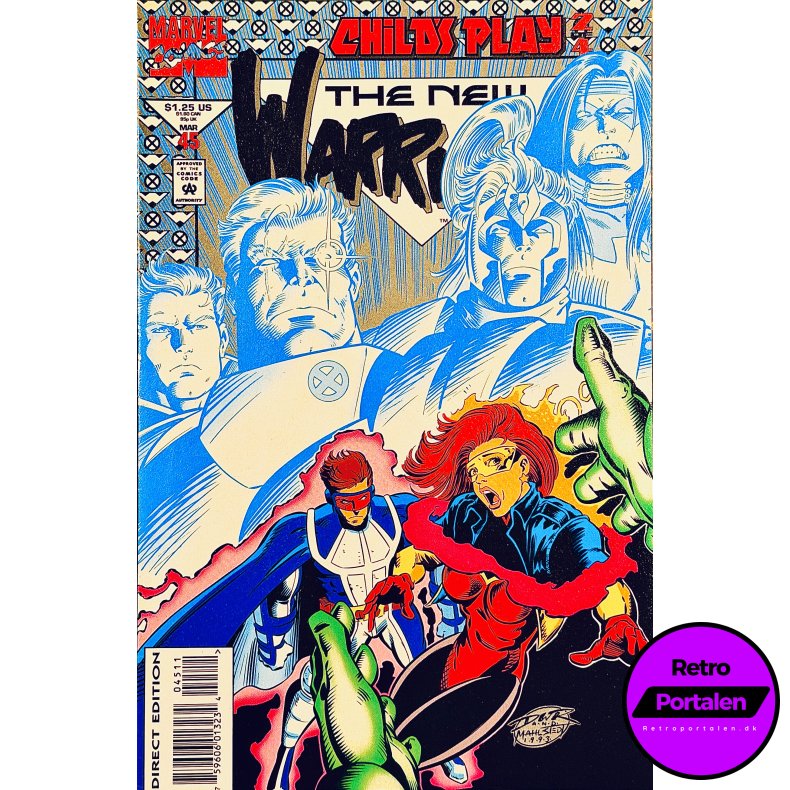 The New Warriors Vol. 1 Nr. 45 (1994) (Engelsk) (Marvel Comics) (Tegneserie)