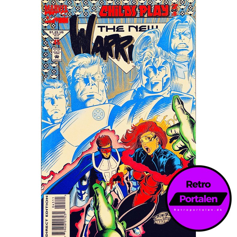 The New Warriors Vol. 1 Nr. 45 (1994) (Engelsk) (Marvel Comics) (Tegneserie)