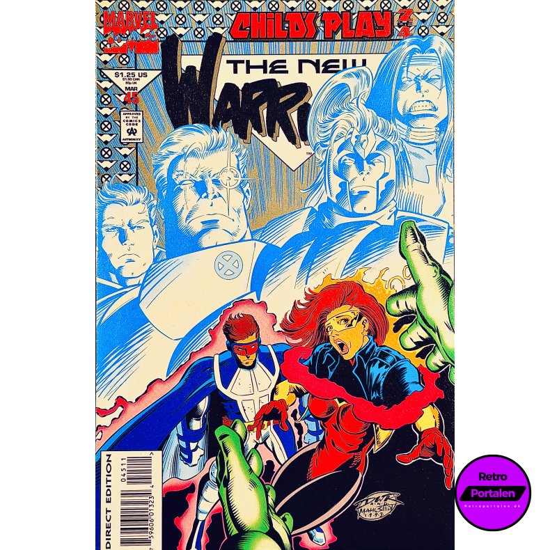 The New Warriors Vol. 1 Nr. 45 (1994) (Engelsk) (Marvel Comics) (Tegneserie)