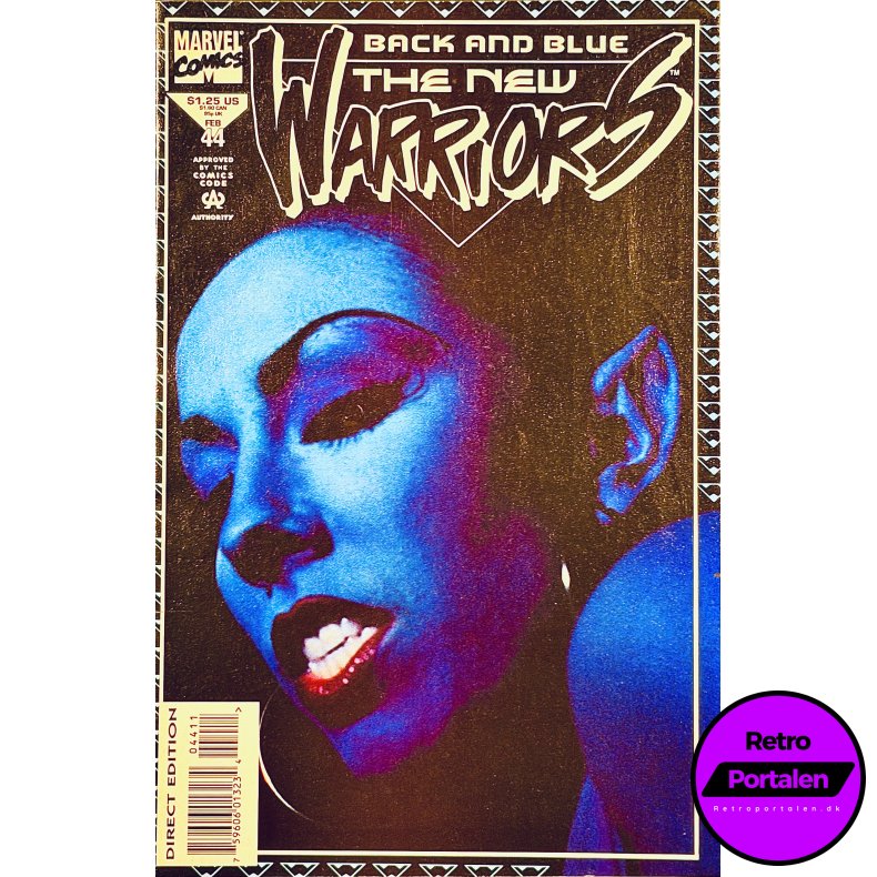 The New Warriors Vol. 1 Nr. 44 (1994) (Engelsk) (Marvel Comics) (Tegneserie)
