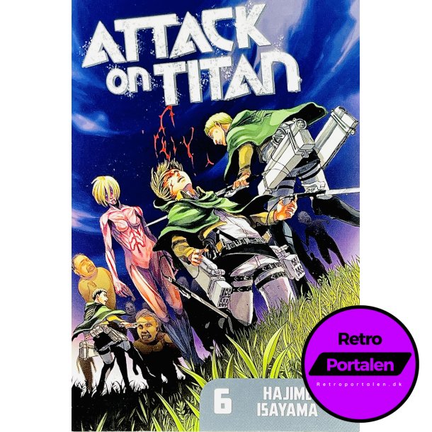 Attack On Titan 6 (Hajime Isayama) (Engelsk) (Manga)