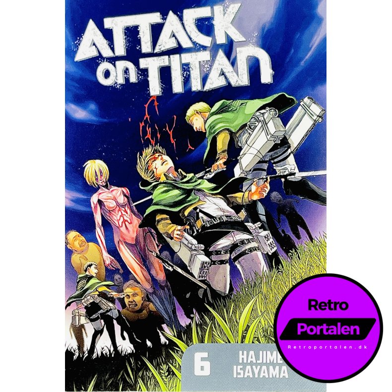 Attack On Titan 6 (Hajime Isayama) (Engelsk) (Manga)