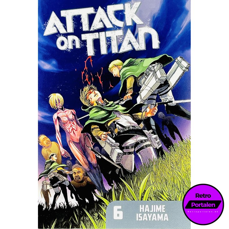 Attack On Titan 6 (Hajime Isayama) (Engelsk) (Manga)