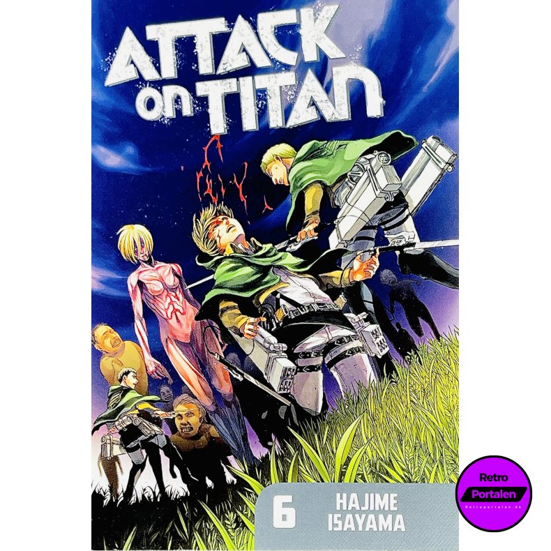 Attack On Titan 6 (Hajime Isayama) (Engelsk) (Manga)