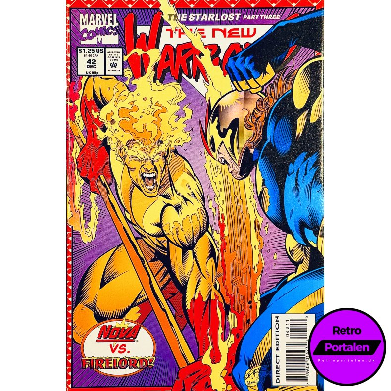 The New Warriors Vol. 1 Nr. 42 (1993) (Engelsk) (Marvel Comics) (Tegneserie)