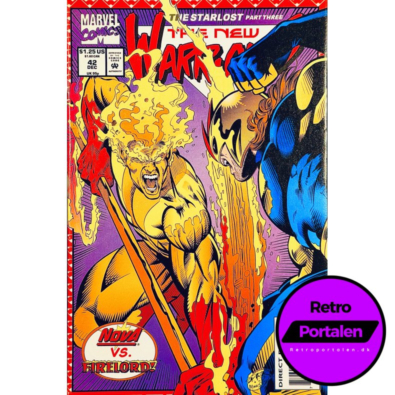 The New Warriors Vol. 1 Nr. 42 (1993) (Engelsk) (Marvel Comics) (Tegneserie)