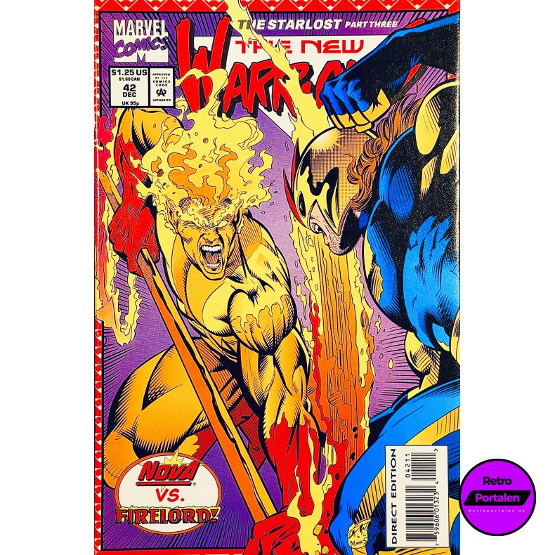 The New Warriors Vol. 1 Nr. 42 (1993) (Engelsk) (Marvel Comics) (Tegneserie)