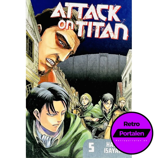 Attack On Titan 5 (Hajime Isayama) (Engelsk) (Manga)