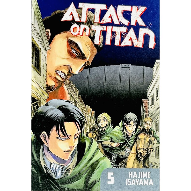 Attack On Titan 5 (Hajime Isayama) (Engelsk) (Manga)