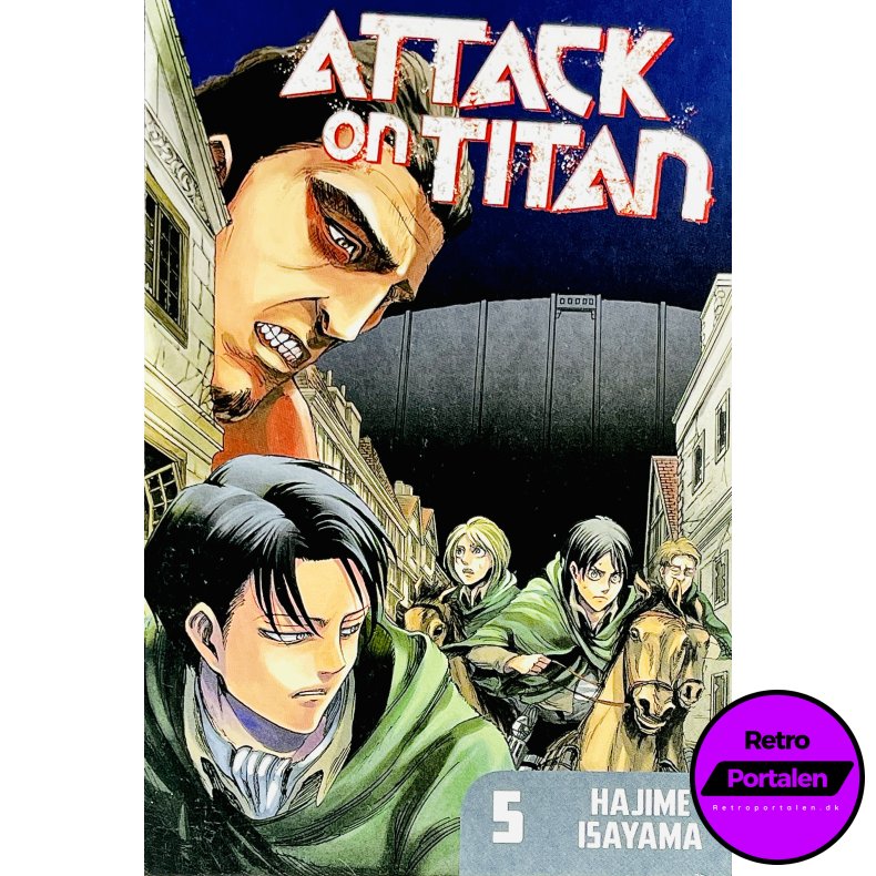 Attack On Titan 5 (Hajime Isayama) (Engelsk) (Manga)