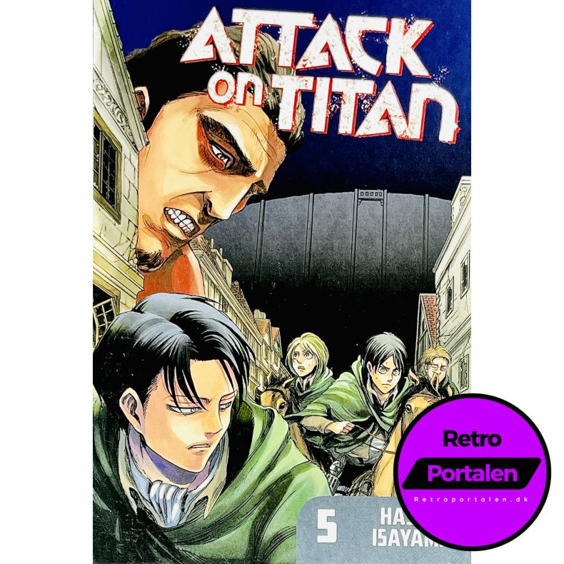 Attack On Titan 5 (Hajime Isayama) (Engelsk) (Manga)