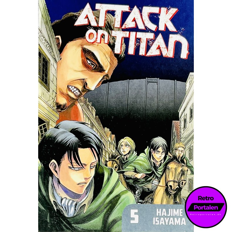 Attack On Titan 5 (Hajime Isayama) (Engelsk) (Manga)