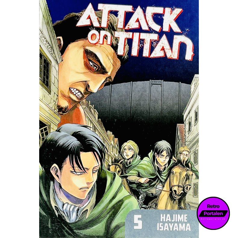 Attack On Titan 5 (Hajime Isayama) (Engelsk) (Manga)