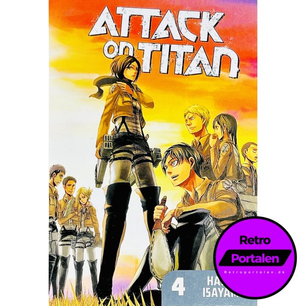 Attack On Titan 4 (Hajime Isayama) (Engelsk) (Manga)