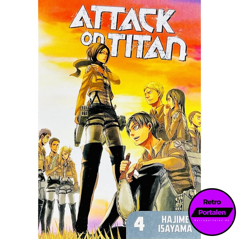 Attack On Titan 4 (Hajime Isayama) (Engelsk) (Manga)