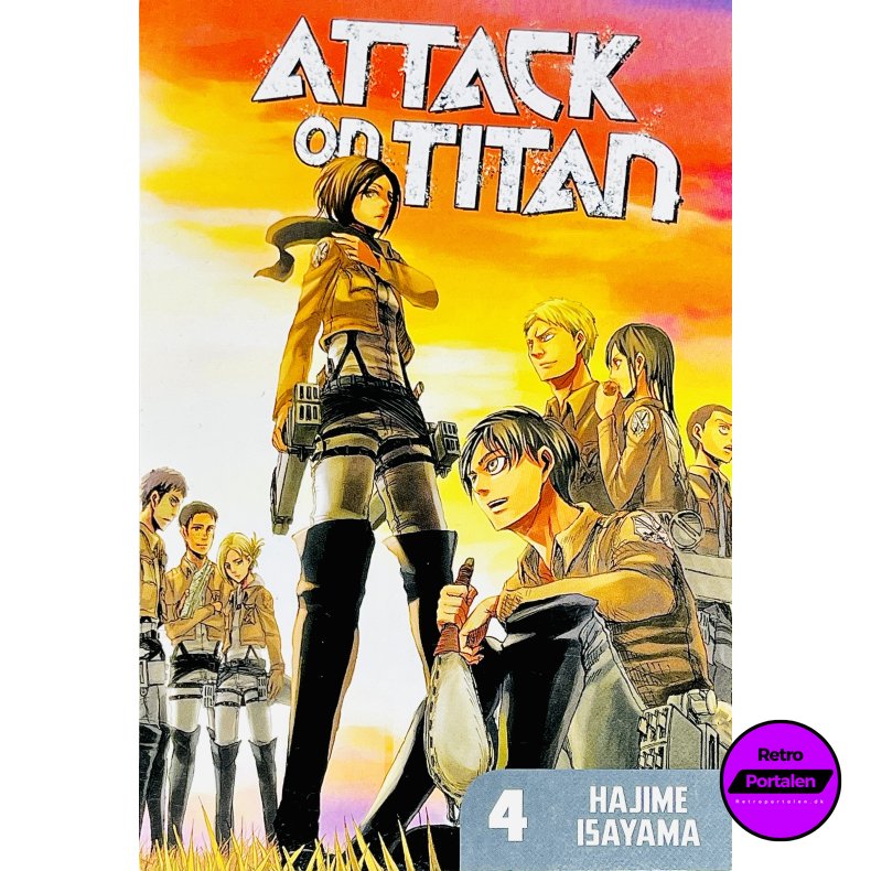 Attack On Titan 4 (Hajime Isayama) (Engelsk) (Manga)
