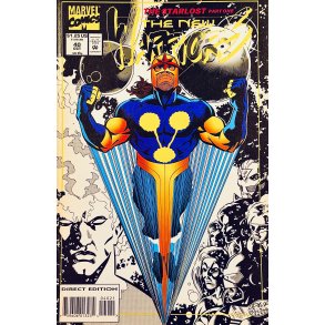The New Warriors Vol. 1 Nr. 40 (1993) (Engelsk) (Marvel Comics) (Tegneserie) (Gul Front)