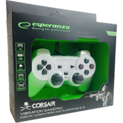 Esperanza Corsair Controller GX500 - Hvid (PS2) (PS3) (PC) (NY) (5901299947135)