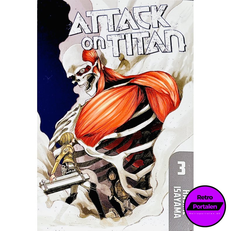 Attack On Titan 3 (Hajime Isayama) (Engelsk) (Manga)