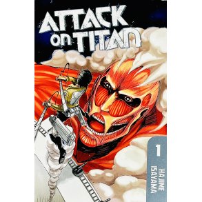 Attack On Titan 1 (Hajime Isayama) (Engelsk) (Manga)