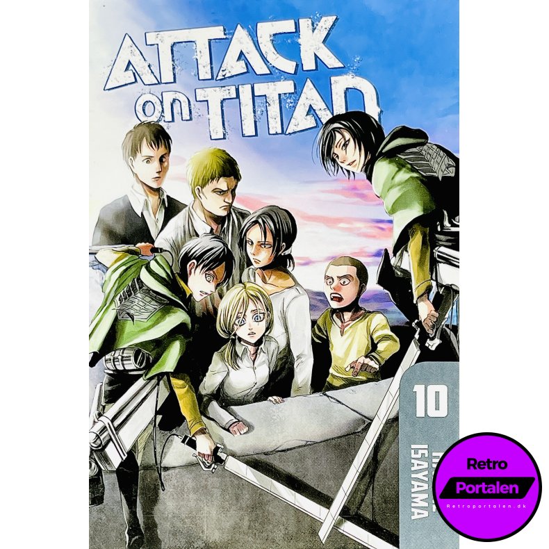 Attack On Titan 10 (Hajime Isayama) (Engelsk) (Manga)