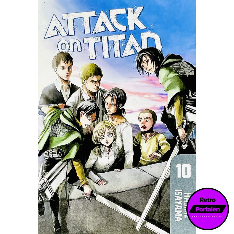 Attack On Titan 10 (Hajime Isayama) (Engelsk) (Manga)