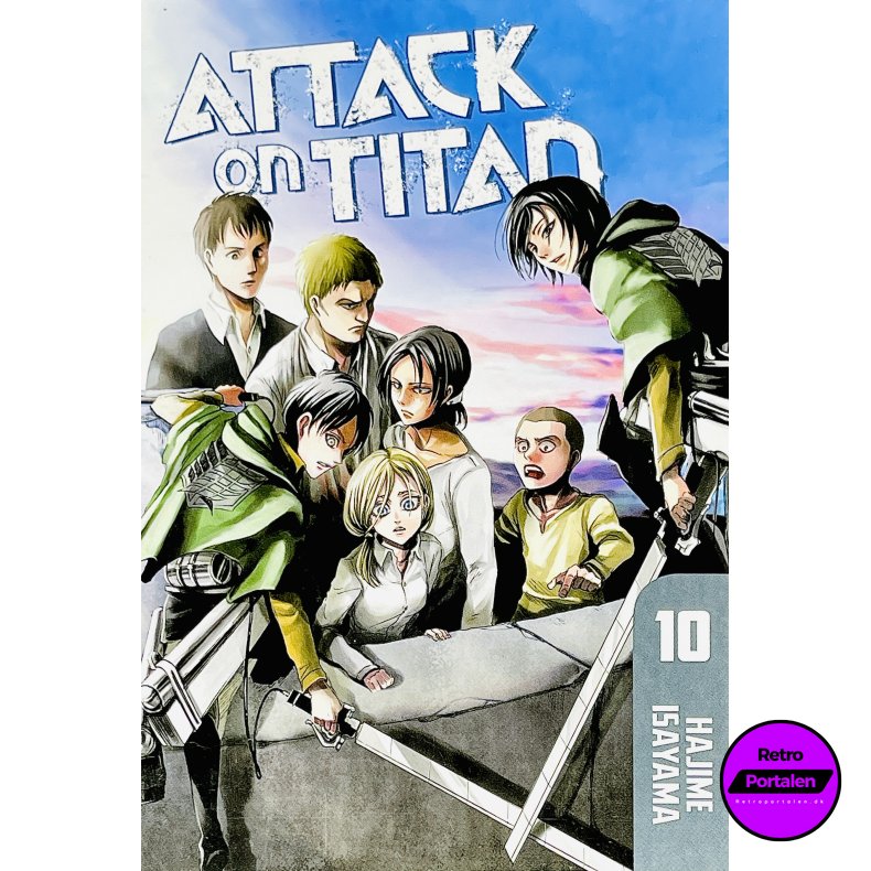 Attack On Titan 10 (Hajime Isayama) (Engelsk) (Manga)