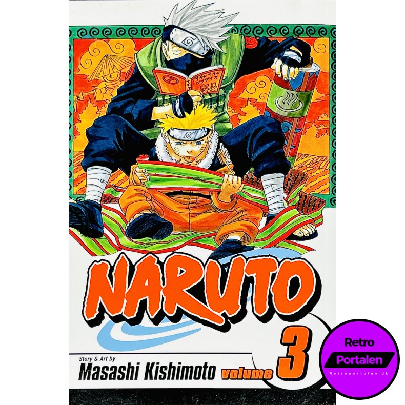 Naruto Vol. 3 (Masashi Kishimoto) (Engelsk) (Manga)