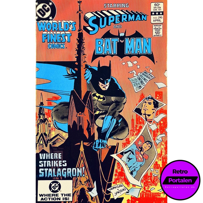 World�s Finest Comics Vol. 43 Nr. 290 (1983) (Engelsk) (DC Comics) (Tegneserie)