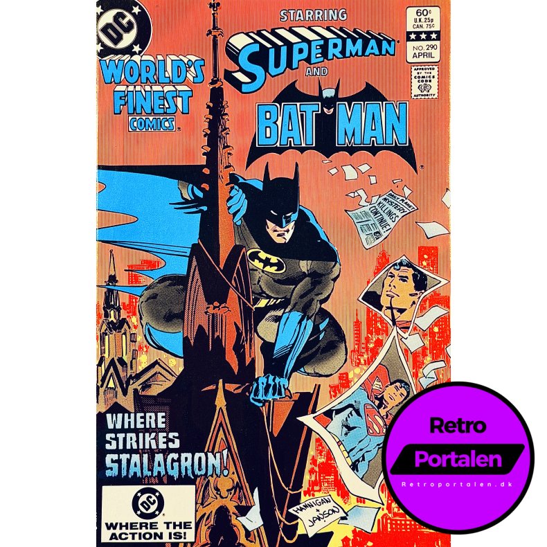 World�s Finest Comics Vol. 43 Nr. 290 (1983) (Engelsk) (DC Comics) (Tegneserie)