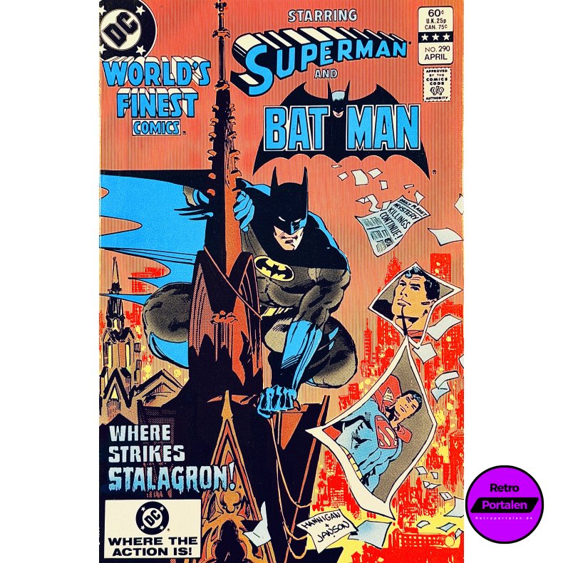 World�s Finest Comics Vol. 43 Nr. 290 (1983) (Engelsk) (DC Comics) (Tegneserie)
